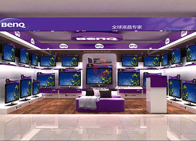 明基电脑商场展示空间